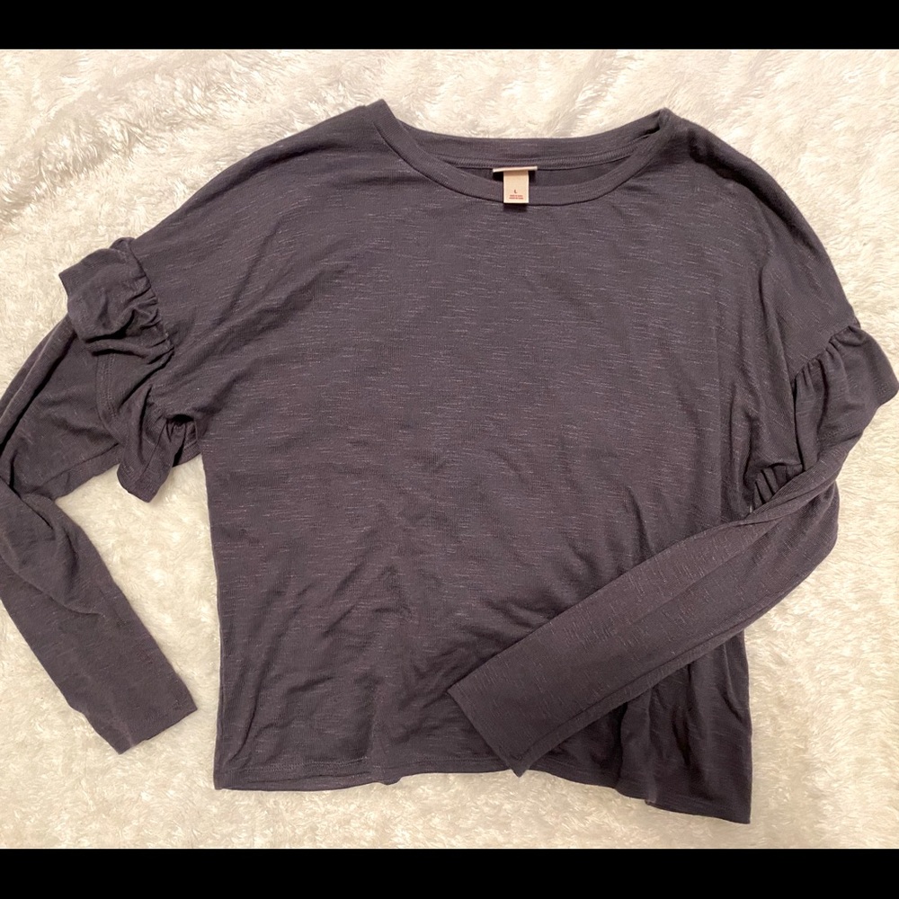 Long Sleeve Ruffle Shirt